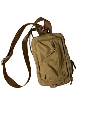 Khaki Crossbody Sling Bag for Men